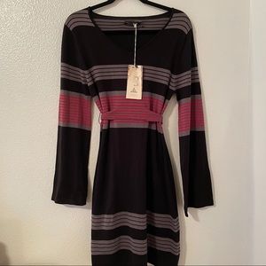 Prana Striped Sweater Dress M